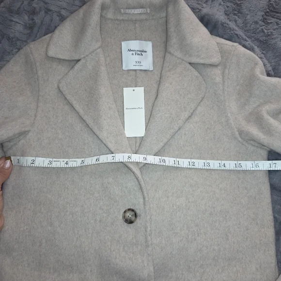 Abercrombie Wool Blend Blazer Jacket XXS - Picture 7 of 9